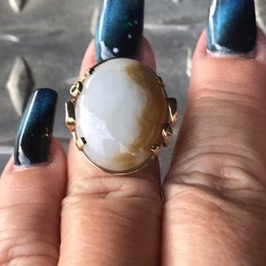 Mings jade 14k heirloom ring